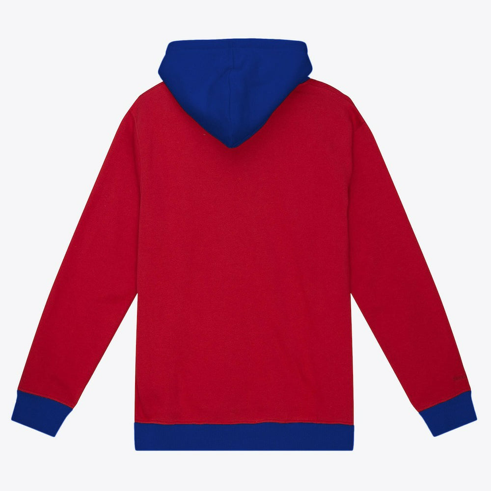 Buffalo Bills Big Face 5.0 Pullover Hoodie Red - Mitchell & Ness