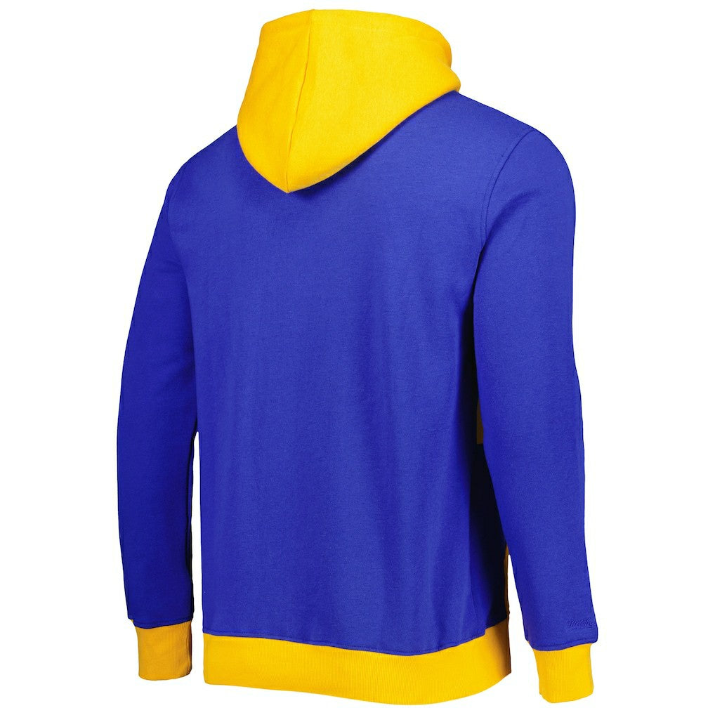 Los Angeles Rams Big Face 5.0 Pullover Hoodie Royal - Mitchell & Ness