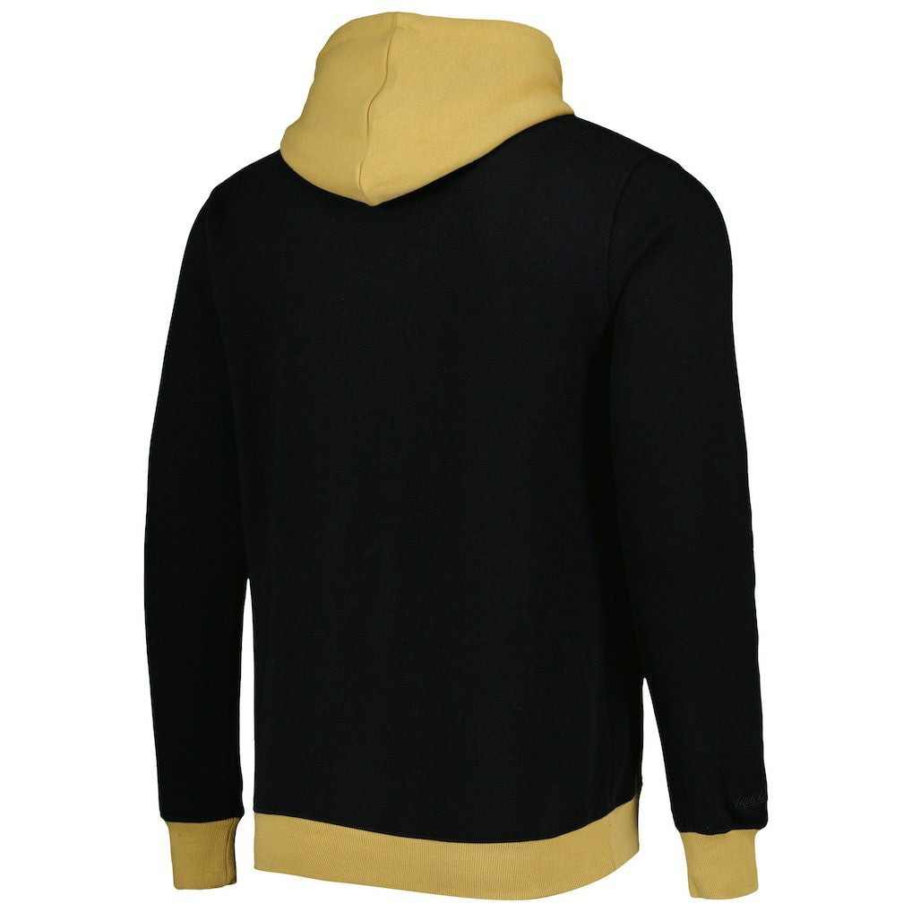 New Orleans Saints Big Face 5.0 Pullover Hoodie Black - Mitchell & Ness
