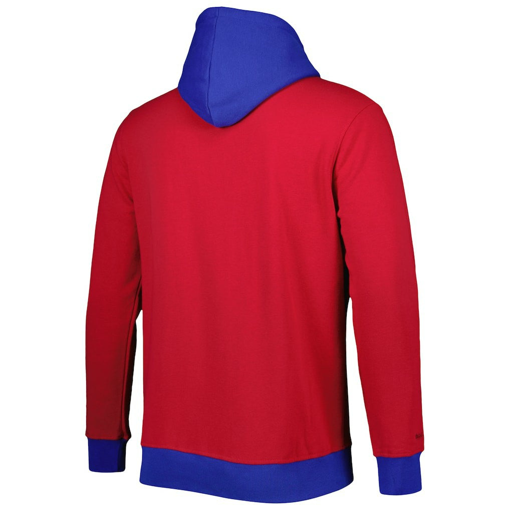 New York Giants Big Face 5.0 Pullover Hoodie Red - Mitchell & Ness