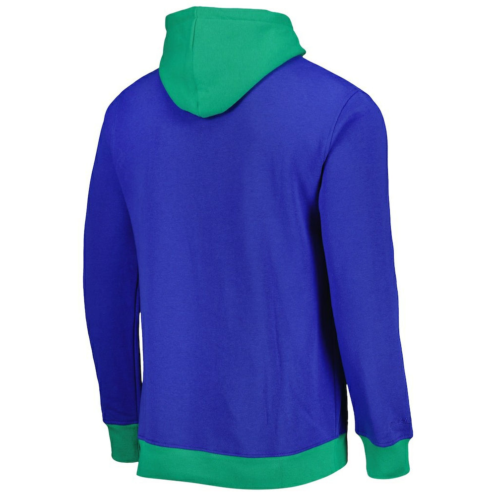 Seattle Seahawks Big Face 5.0 Pullover Hoodie Royal - Mitchell & Ness