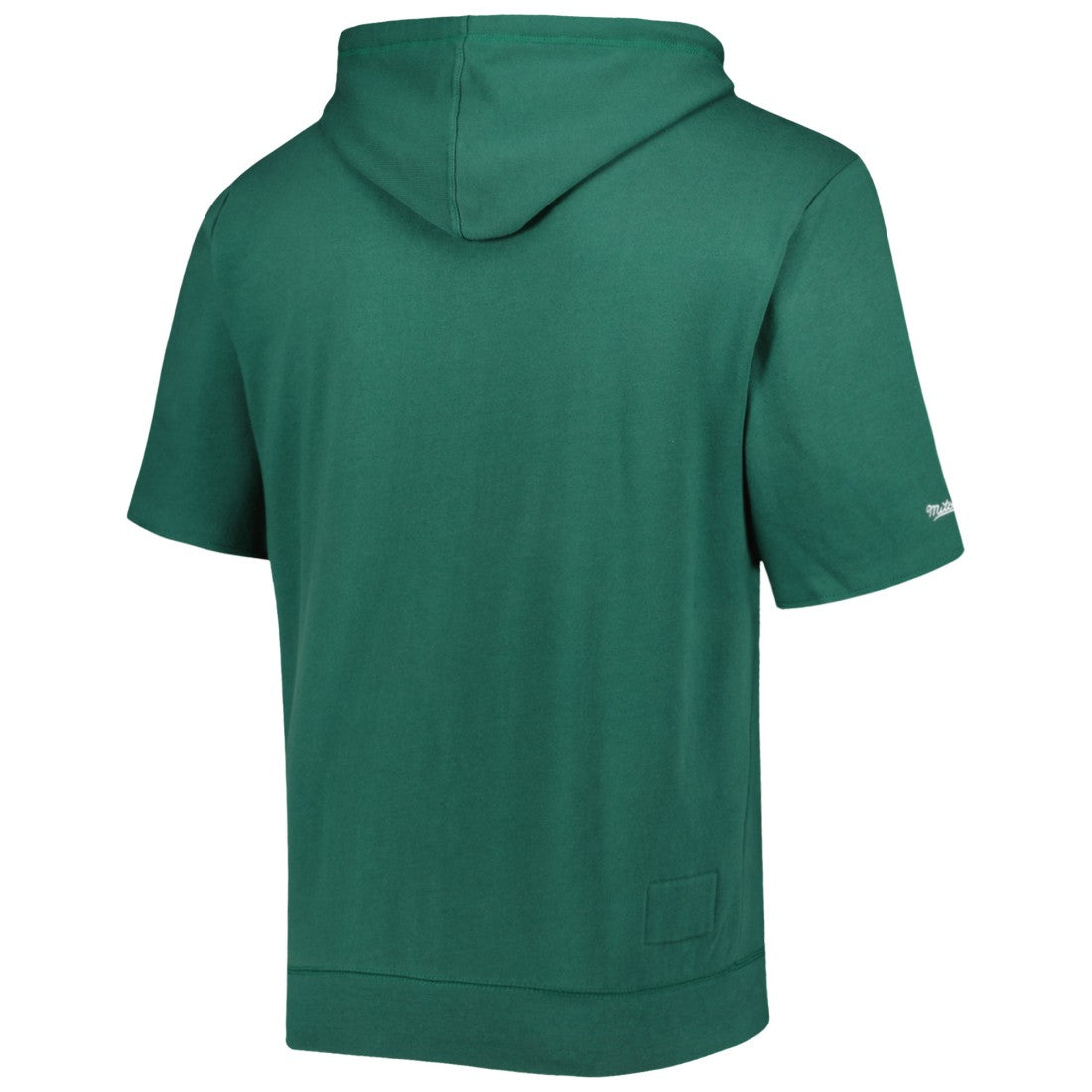 Green Bay Packers Washed Short Sleeve Pullover Hoodie Green - Mitchell & Ness
