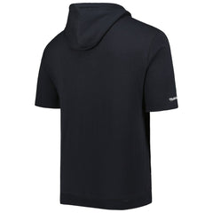 Las Vegas Raiders Washed Short Sleeve Pullover Hoodie Black - Mitchell & Ness