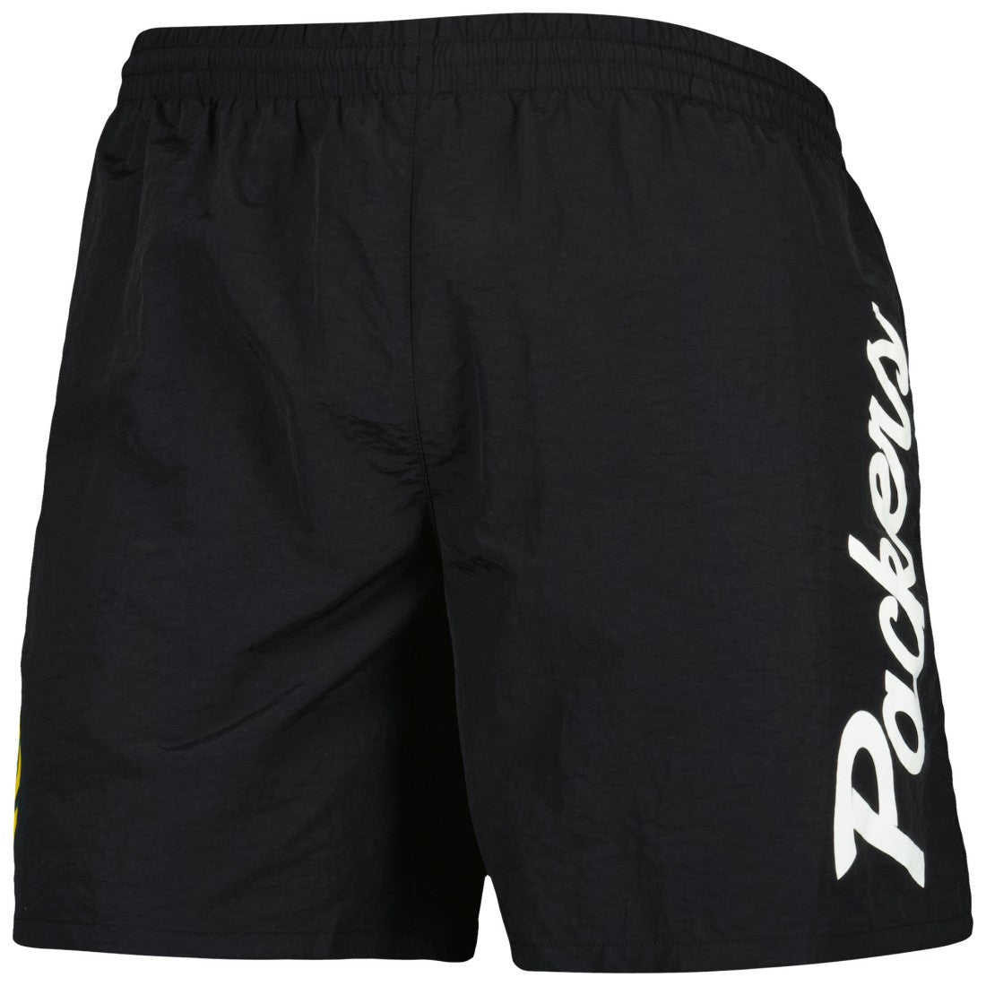 Green Bay Packers Team Essentials Nylon Shorts Black - Mitchell & Ness