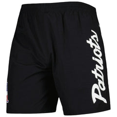New England Patriots Team Essentials Nylon Shorts Black - Mitchell & Ness