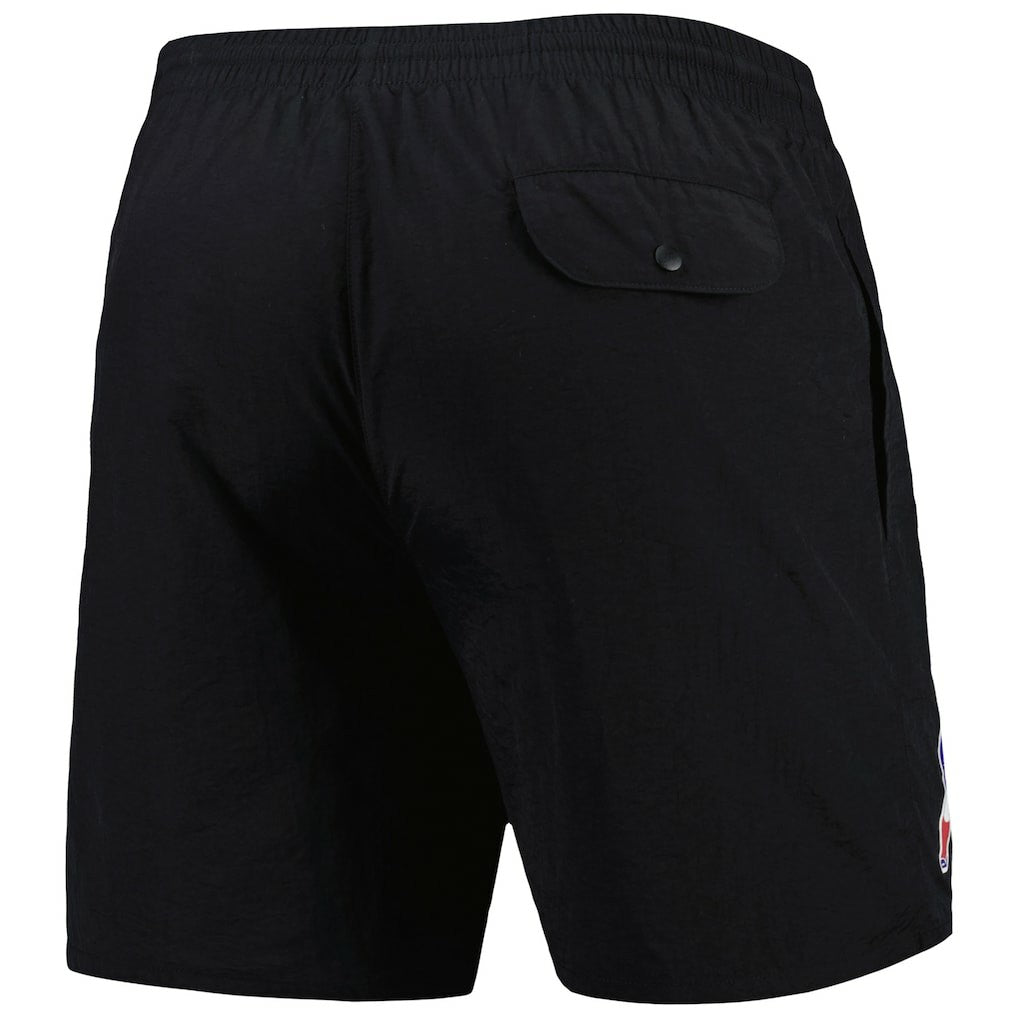 New England Patriots Team Essentials Nylon Shorts Black - Mitchell & Ness