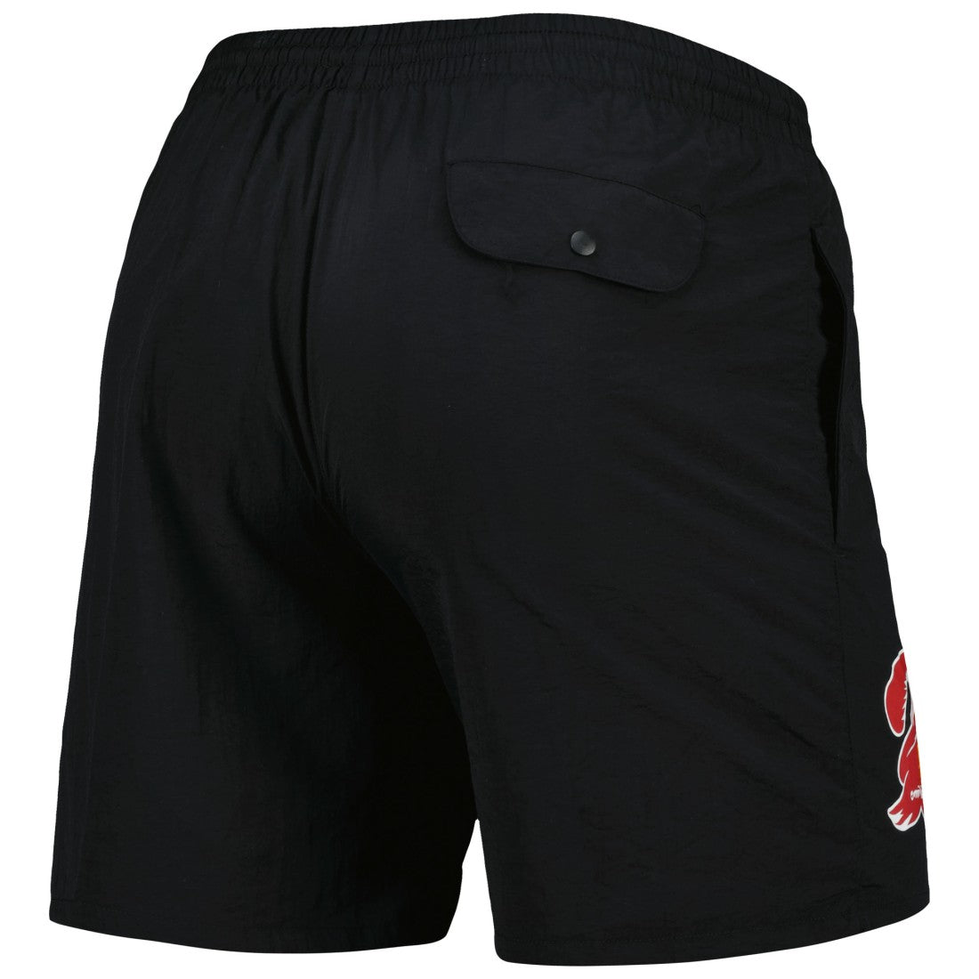 Tampa Bay Buccaneers Team Essentials Nylon Shorts Black - Mitchell & Ness