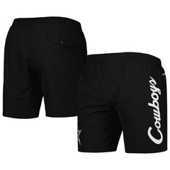 Dallas Cowboys Team Essentials Nylon Shorts Black - Mitchell & Ness