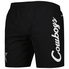 Dallas Cowboys Team Essentials Nylon Shorts Black - Mitchell & Ness