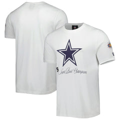 Dallas Cowboys New Era 5x Super Bowl Champions T-Shirt White - NFL