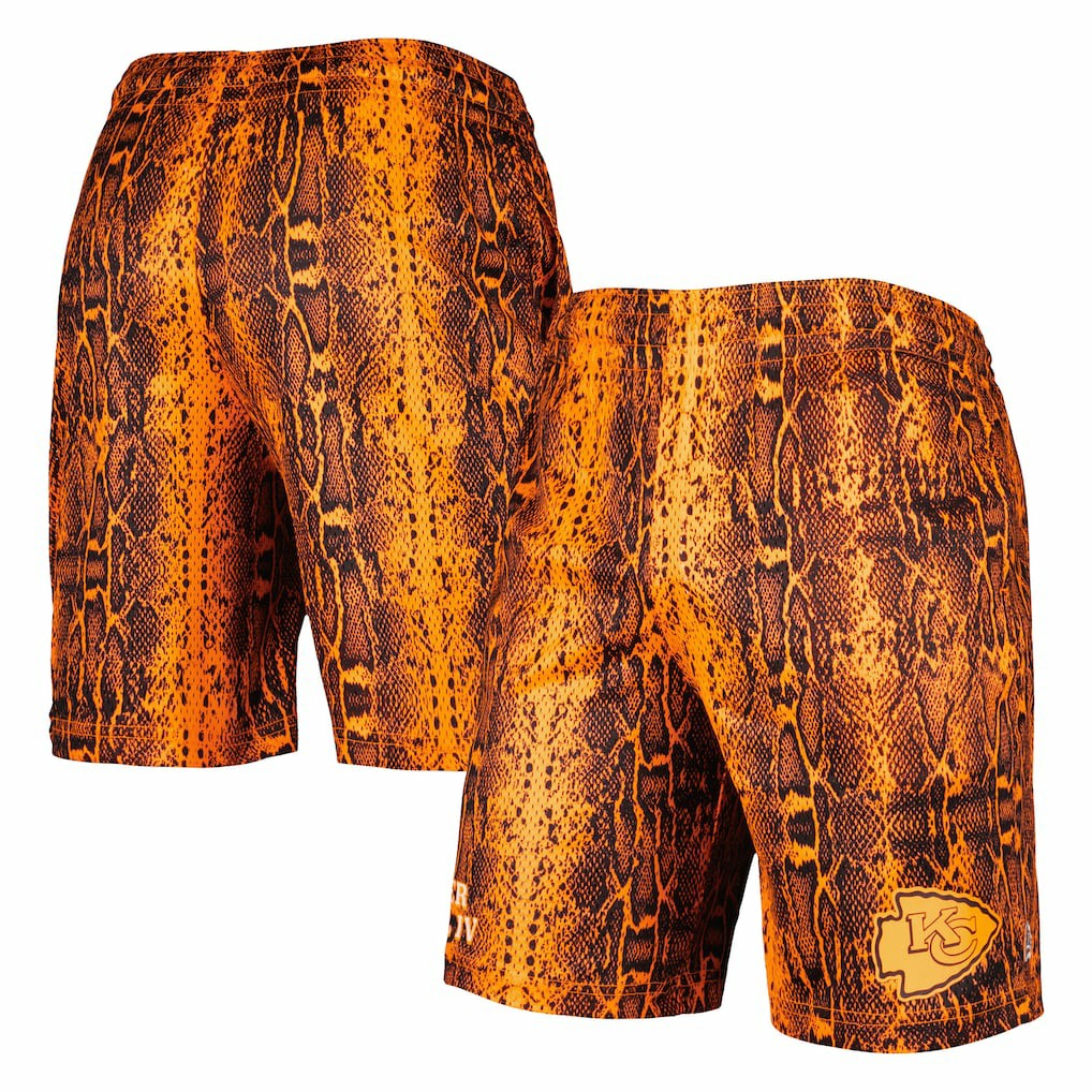 Kansas City Chiefs New Era Summer Pop Shorts Orange - NFL
