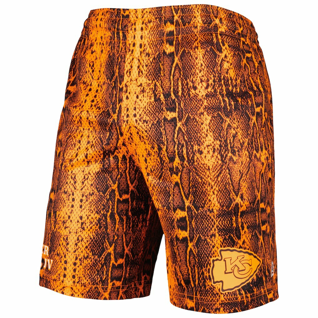 Kansas City Chiefs New Era Summer Pop Shorts Orange - NFL