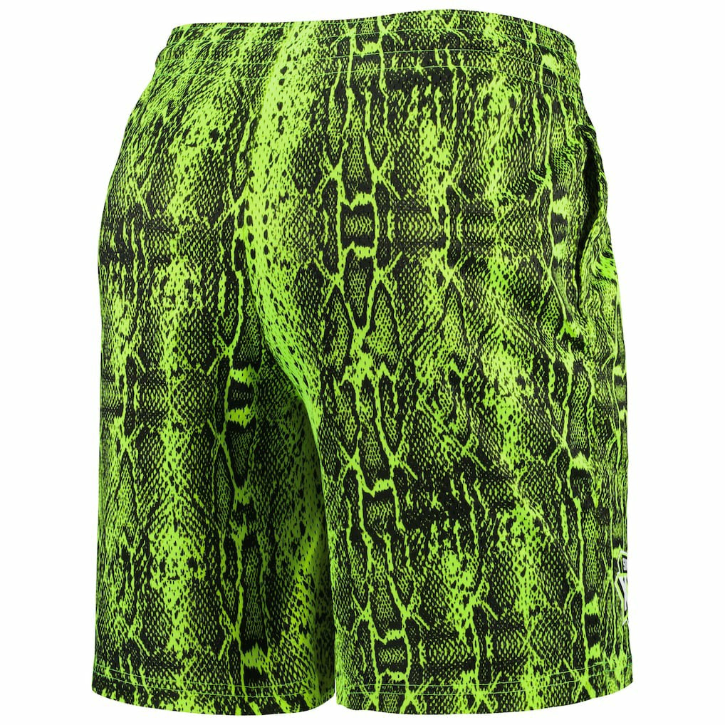 New England Patriots New Era Summer Pop Shorts Neon Green - NFL