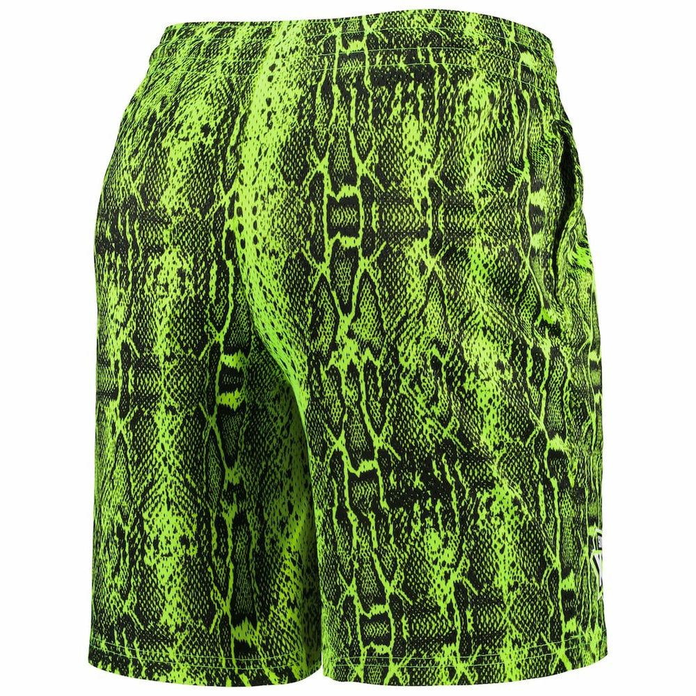 New England Patriots New Era Summer Pop Shorts Neon Green - NFL