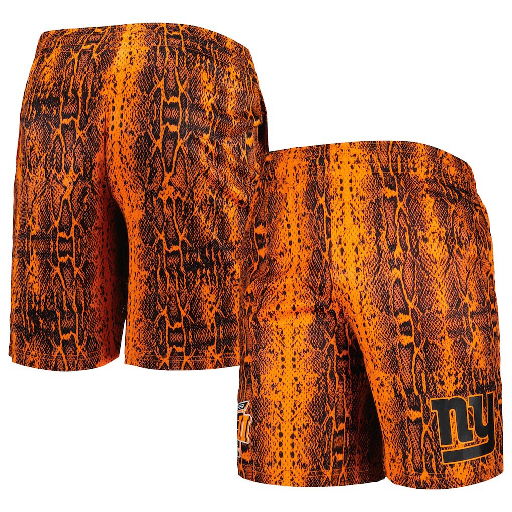 New York Giants New Era Summer Pop Shorts Orange - NFL