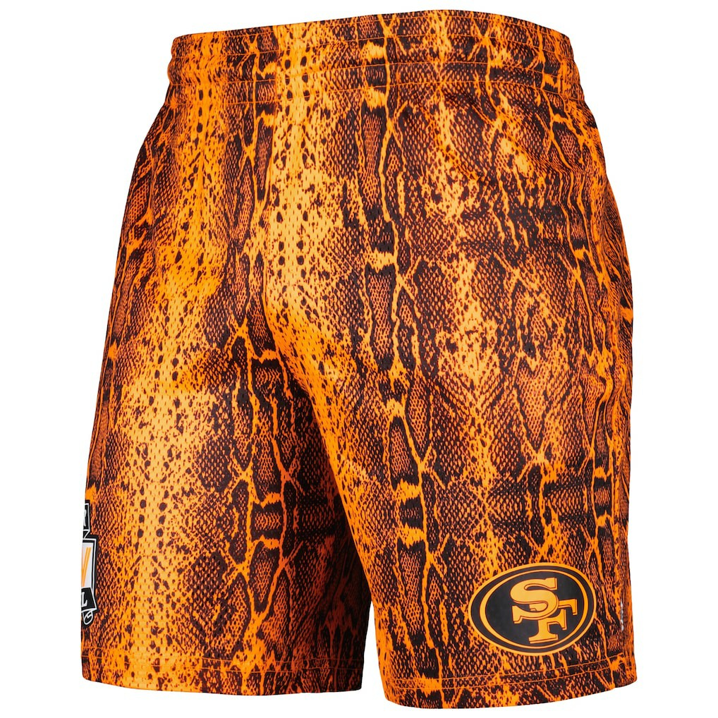 San Francisco 49ers New Era Summer Pop Shorts Orange - NFL
