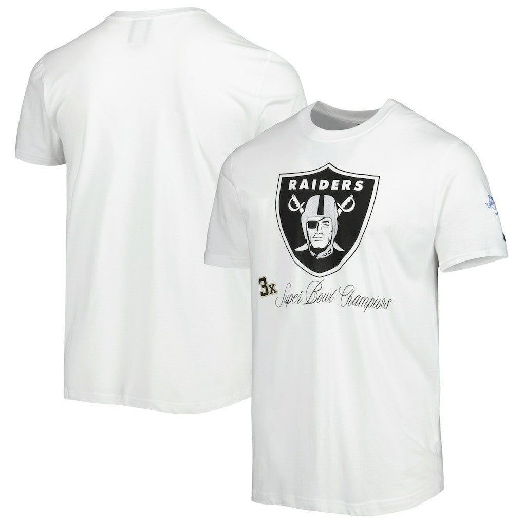 Las Vegas Raiders New Era Historic Champs T-Shirt White - NFL