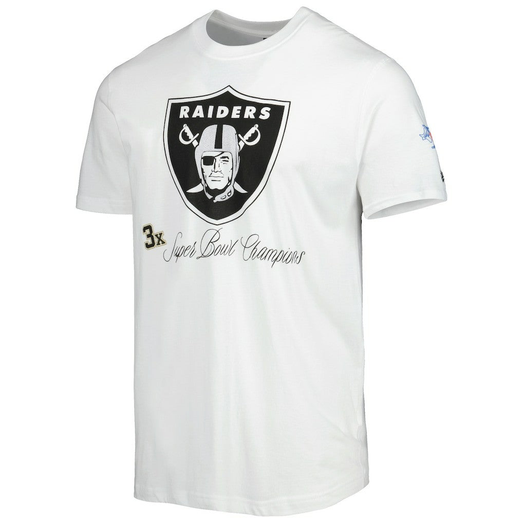 Las Vegas Raiders New Era Historic Champs T-Shirt White - NFL