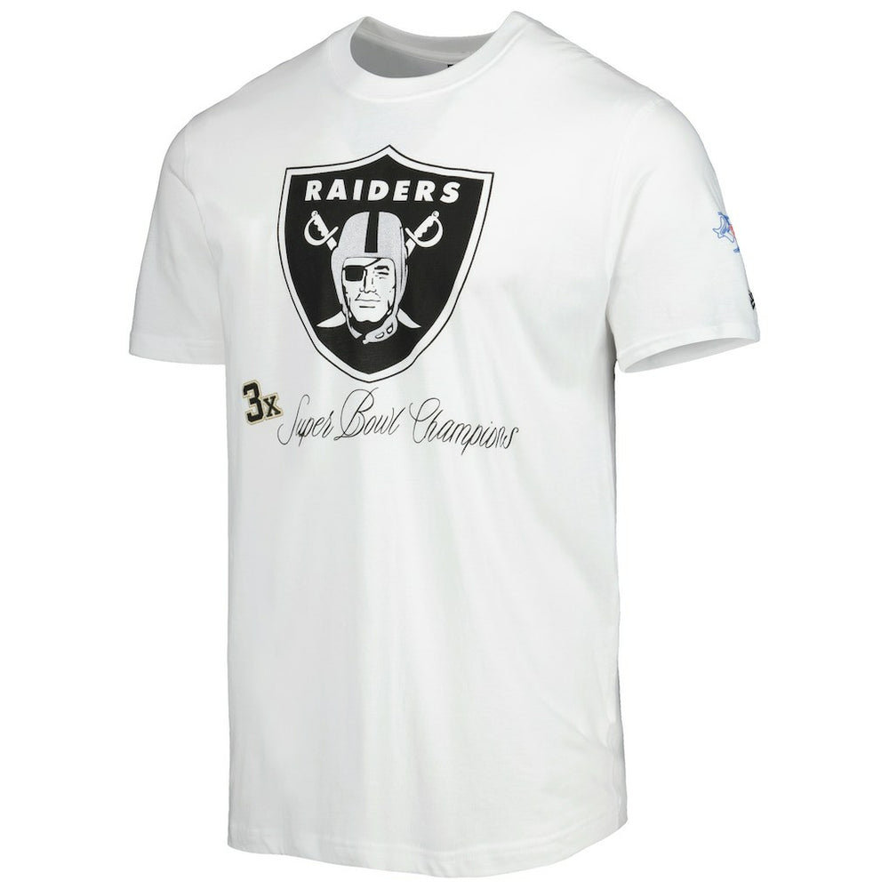 Las Vegas Raiders New Era Historic Champs T-Shirt White - NFL