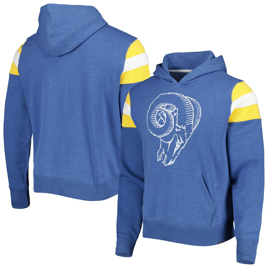 Los Angeles Rams '47 Legacy Premier Nico Pullover Hoodie Royal - 47 brand