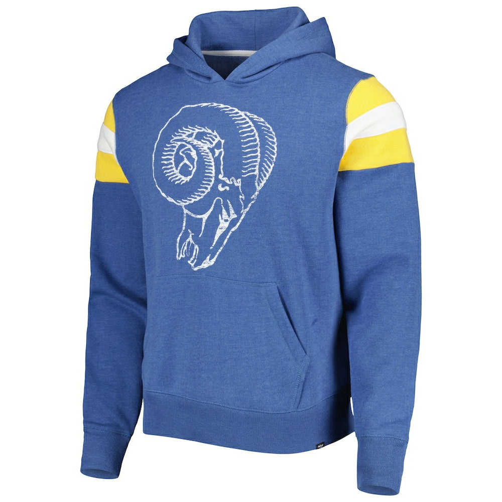 Los Angeles Rams '47 Legacy Premier Nico Pullover Hoodie Royal - 47 brand