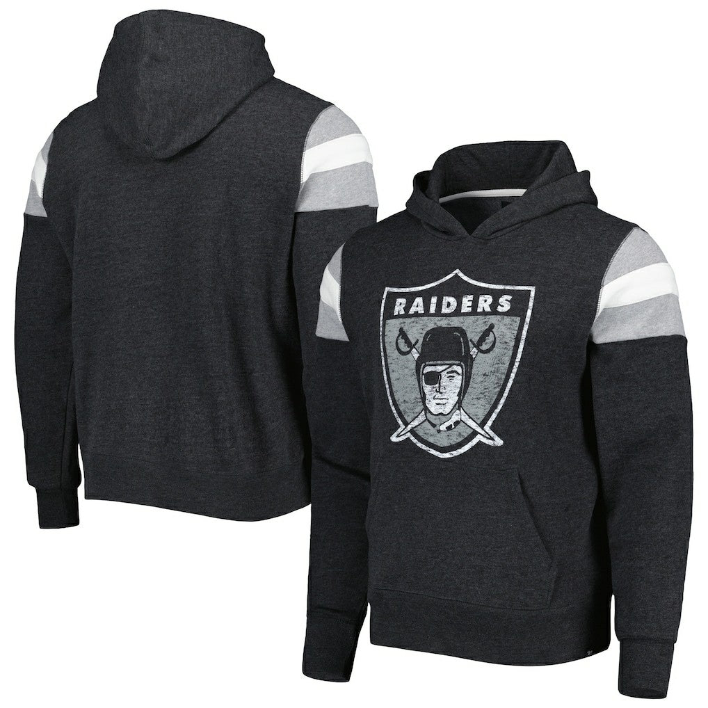 Las Vegas Raiders '47 Legacy Premier Nico Pullover Hoodie Black - 47 brand