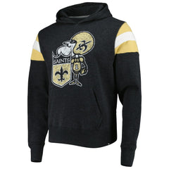 New Orleans Saints '47 Legacy Premier Nico Pullover Hoodie Black - 47 brand