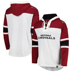 Arizona Cardinals '47 Gridiron Lace-Up Pullover Hoodie Heather Gray - 47 brand