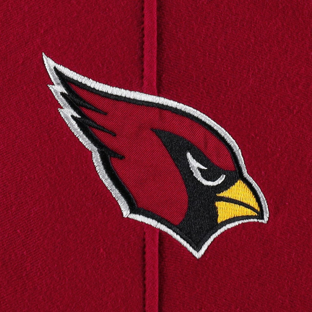 Arizona Cardinals '47 Gridiron Lace-Up Pullover Hoodie Heather Gray - 47 brand