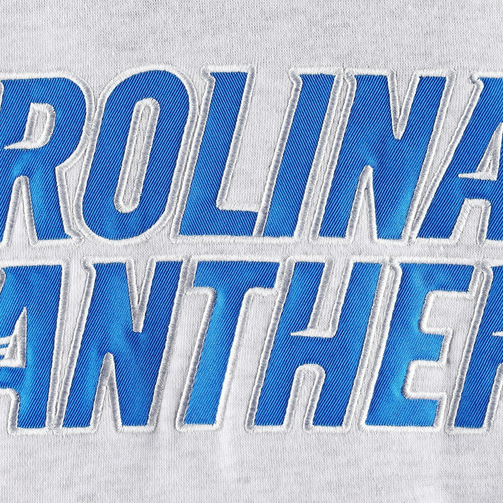 Carolina Panthers '47 Gridiron Lace-Up Pullover Hoodie Heather Gray - 47 brand