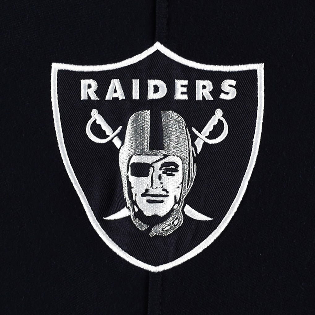 Las Vegas Raiders '47 Gridiron Lace-Up Pullover Hoodie Heather Gray - 47 brand