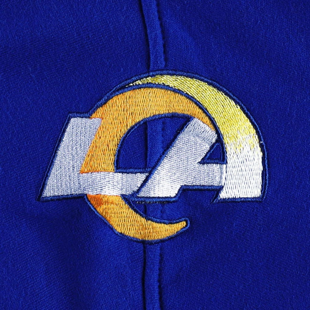 Los Angeles Rams '47 Gridiron Lace-Up Pullover Hoodie Heather Gray - 47 brand