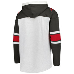 Tampa Bay Buccaneers '47 Gridiron Lace-Up Pullover Hoodie Heather Gray - 47 brand