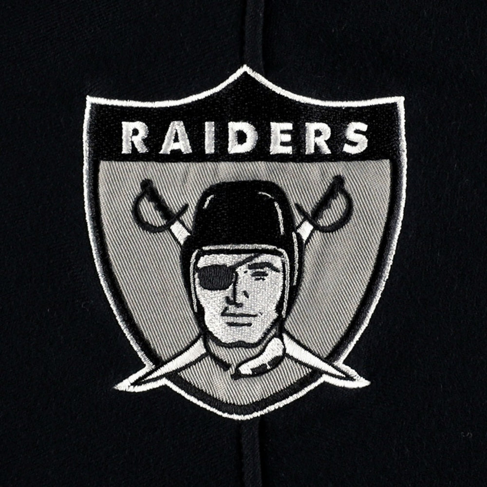 Las Vegas Raiders '47 Historic Logo Gridiron Lace-Up Pullover Hoodie Heather Gray - 47 brand