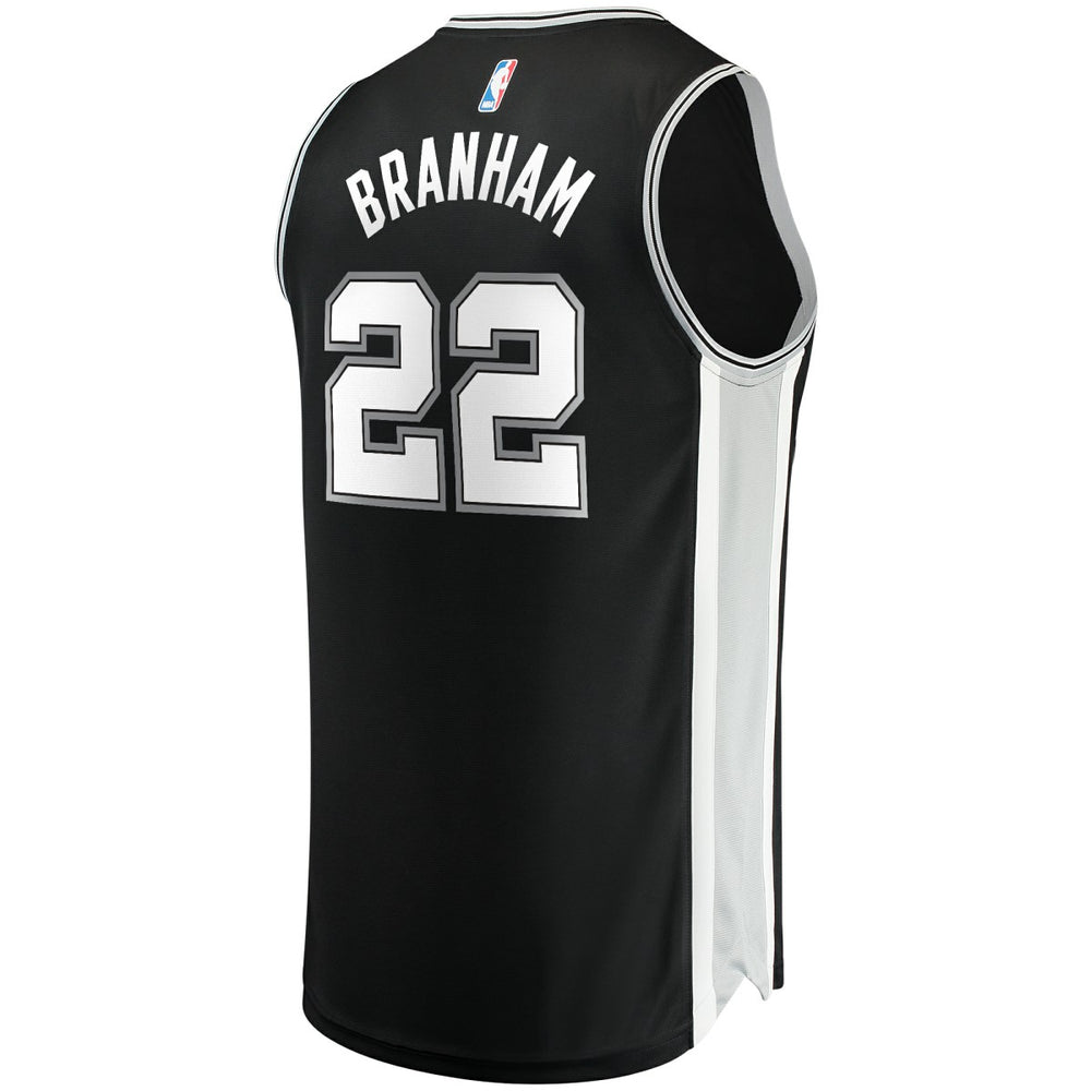 Fanatics - Malaki Branham San Antonio Spurs Fast Break Replica Player Jersey - Icon Edition - Black