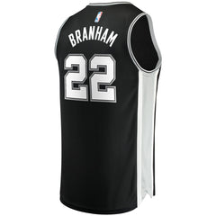 Fanatics - Malaki Branham San Antonio Spurs Fast Break Replica Player Jersey - Icon Edition - Black