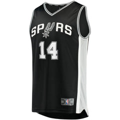 Fanatics - Blake Wesley San Antonio Spurs Fast Break Replica Player Jersey - Icon Edition - Black