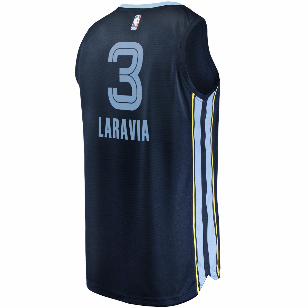 Fanatics - Jake LaRavia Memphis Grizzlies Fast Break Replica Player Jersey - Icon Edition - Navy