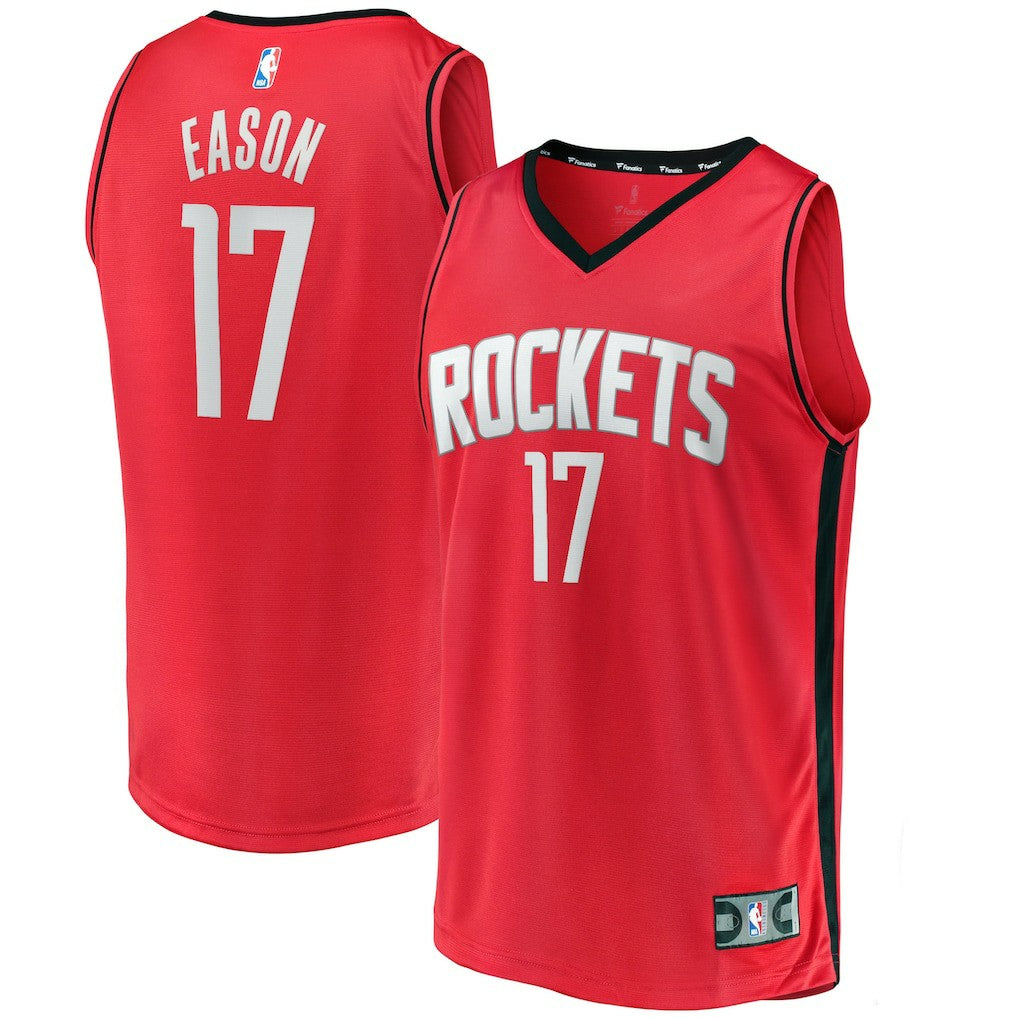 Tari Eason Houston Rockets Fast Break Replica Player Jersey - Icon Edition - Red | NBA Jerseys