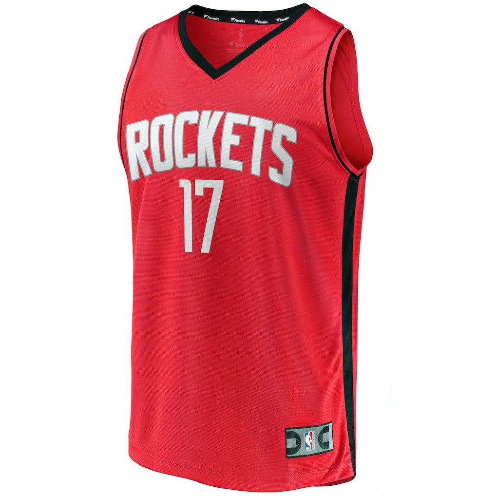 Tari Eason Houston Rockets Fast Break Replica Player Jersey - Icon Edition - Red | NBA Jerseys