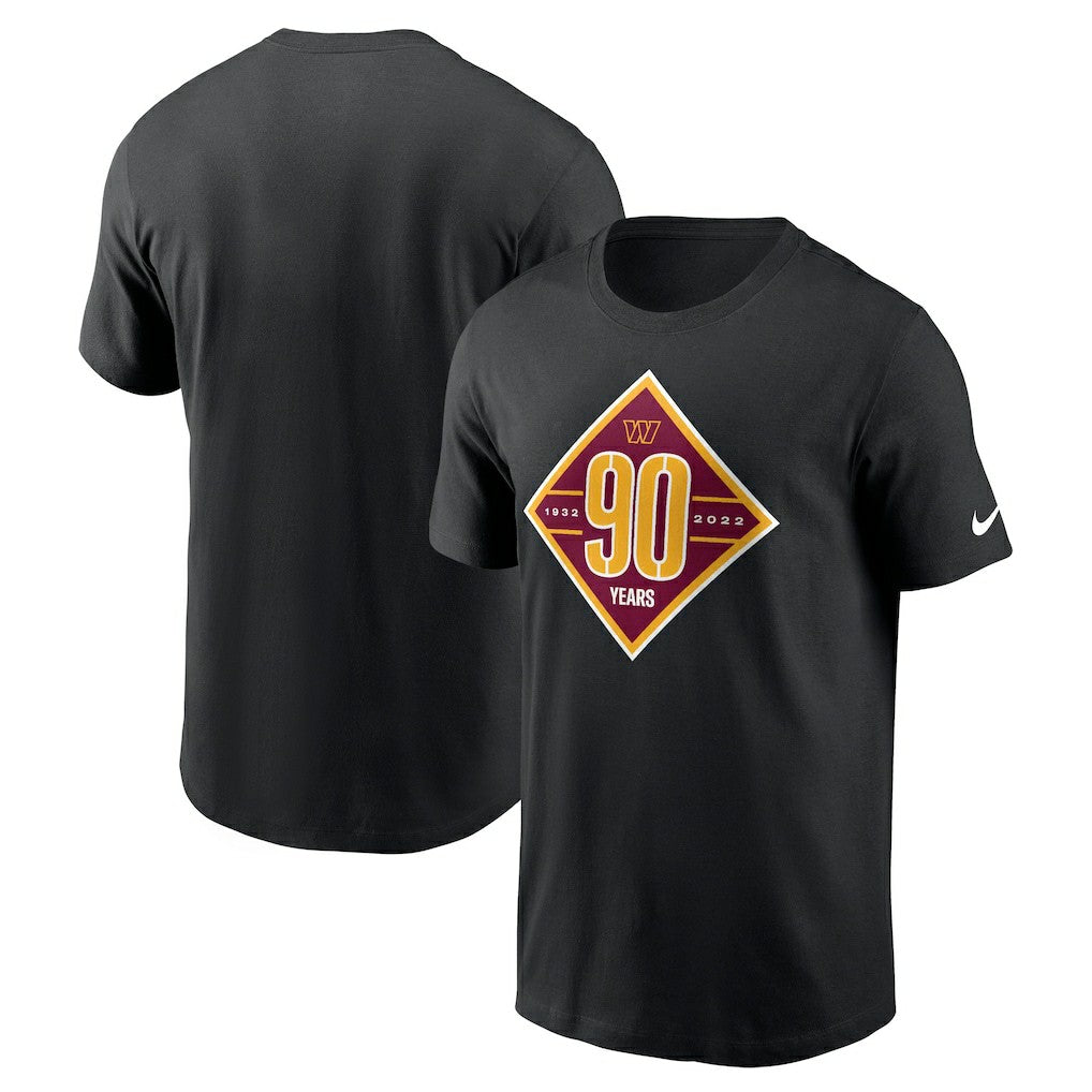 Washington Commanders 90th Anniversary T-Shirt Black - Nike