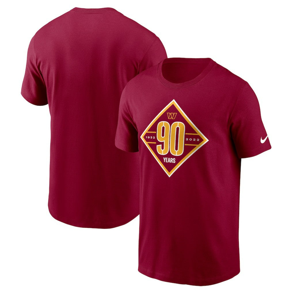 Washington Commanders 90th Anniversary T-Shirt Burgundy - Nike