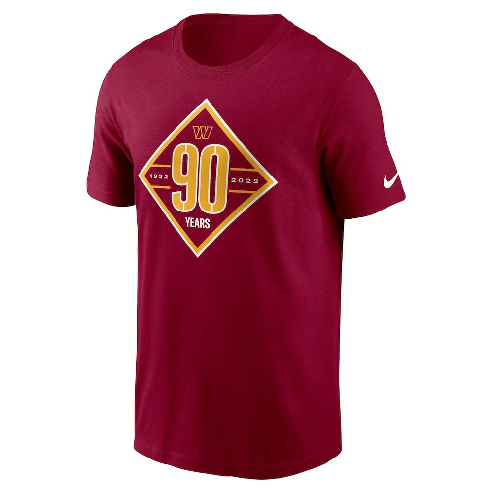 Washington Commanders 90th Anniversary T-Shirt Burgundy - Nike