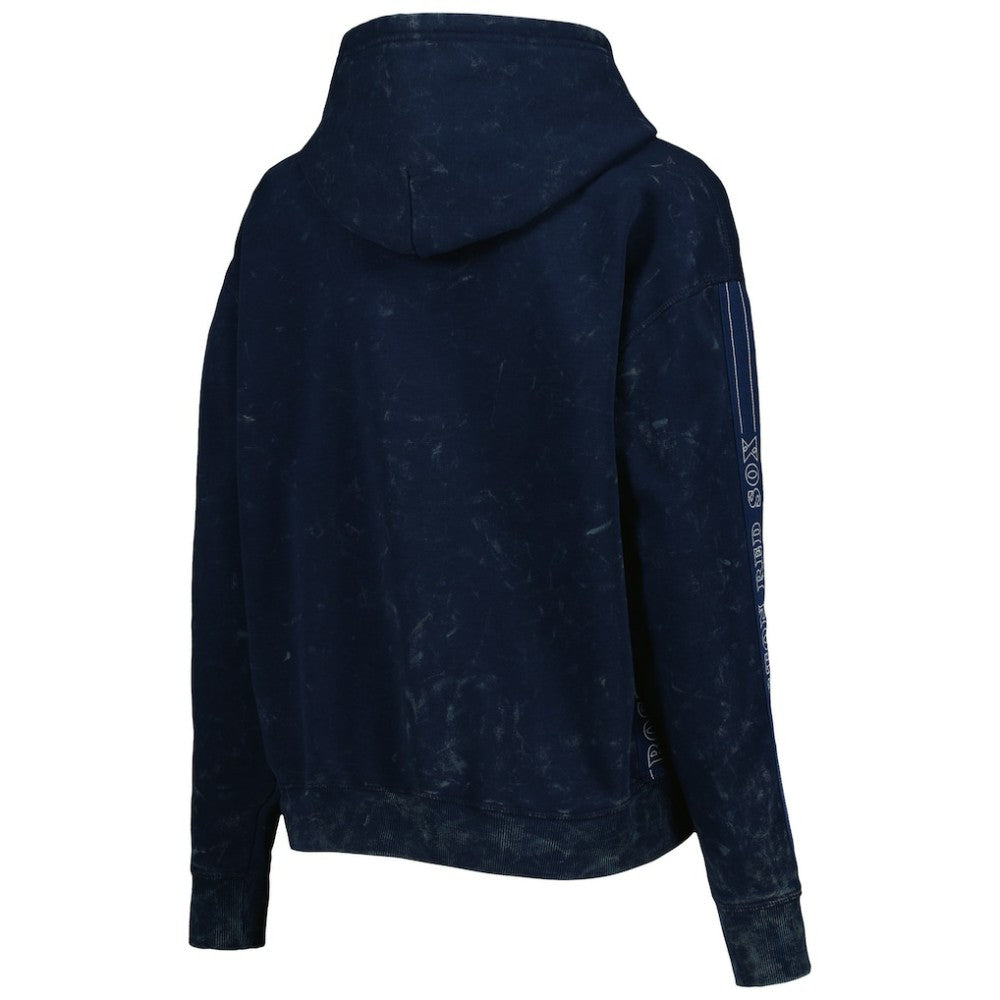 Boston Red Sox The Wild Collective Women's Marble Pullover Hoodie Lifestyle