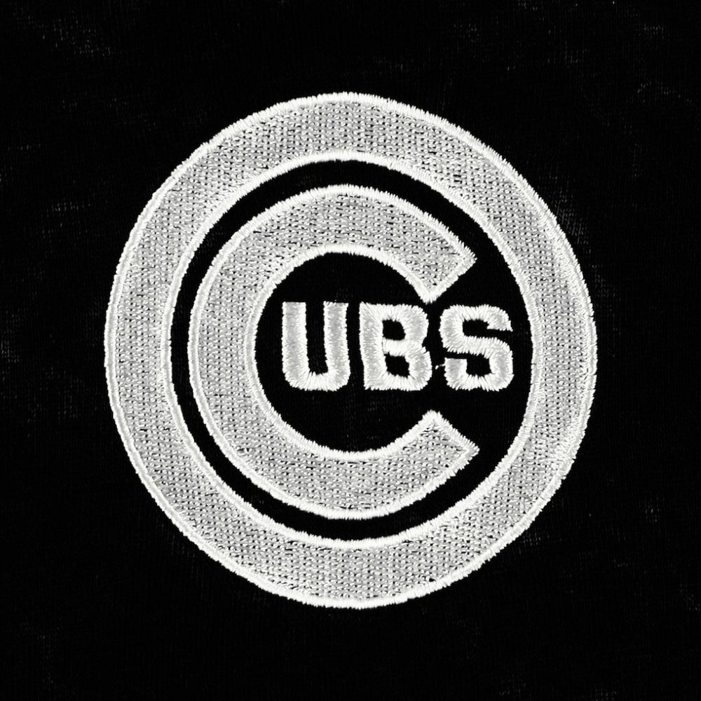 Chicago Cubs The Wild Collective Women's Marble Pullover Hoodie Clearance