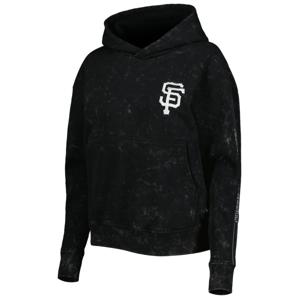San Francisco Giants The Wild Collective Women's Marble Pullover Hoodie On Sale