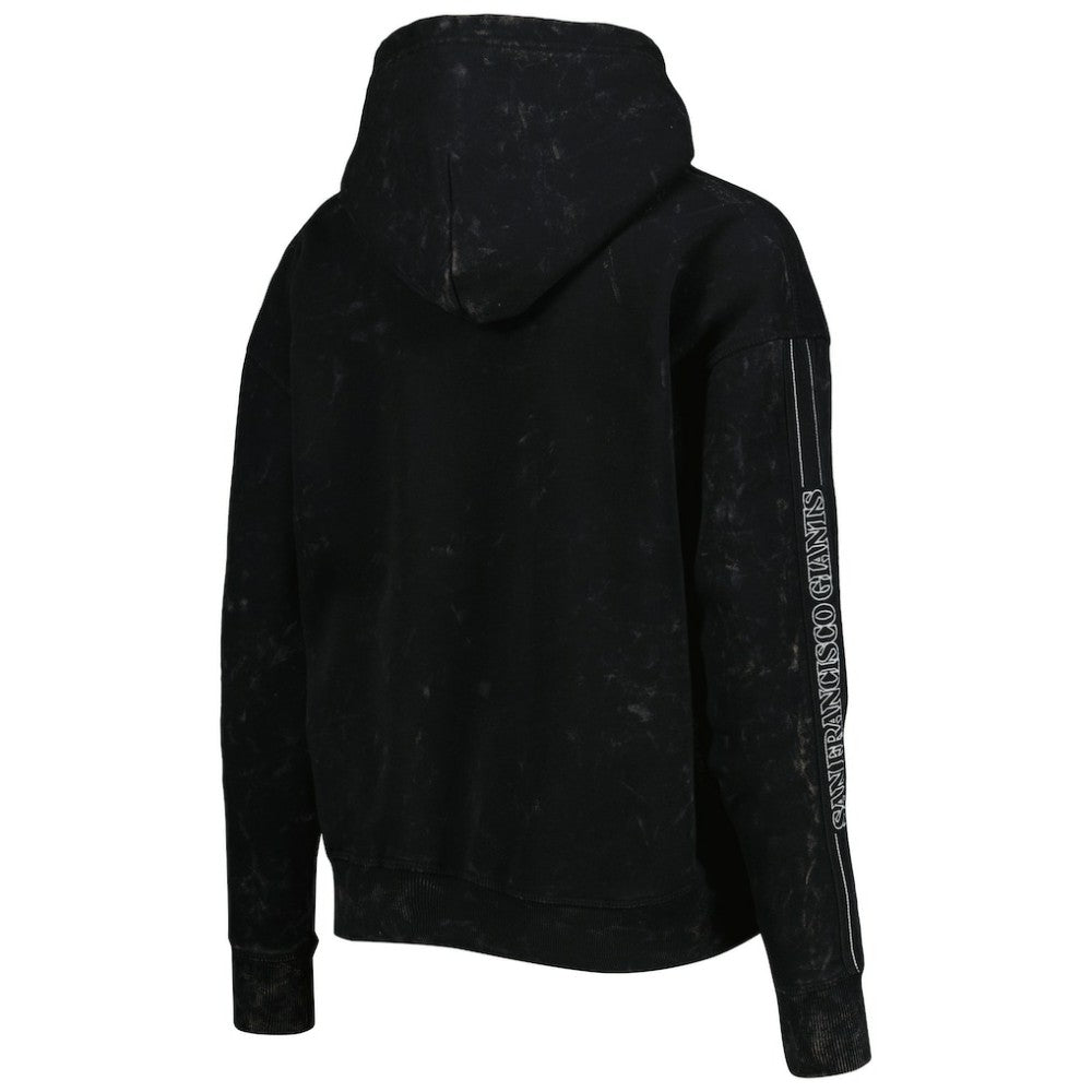 San Francisco Giants The Wild Collective Women's Marble Pullover Hoodie On Sale