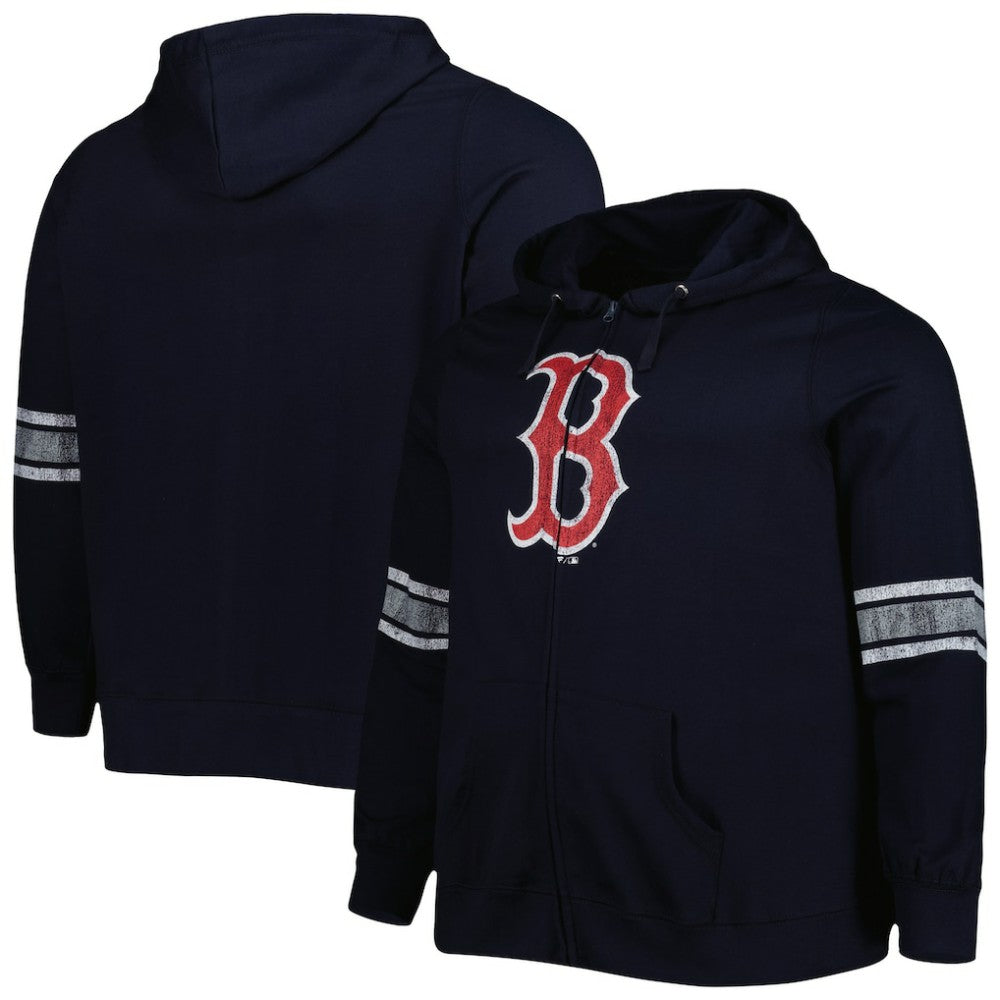 Boston Red Sox Women's Plus Size Front Logo Full-Zip Hoodie discount