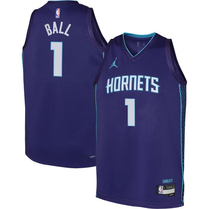LaMelo Ball Charlotte Hornets Jordan Brand Youth Swingman Jersey - Statement Edition - Purple online | NBA Jerseys