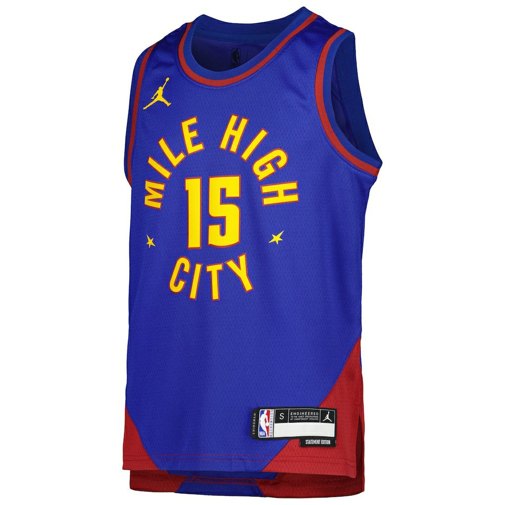 NBA - Nikola Jokic Denver Nuggets Jordan Brand Youth Swingman Jersey - Statement Editi- Blue